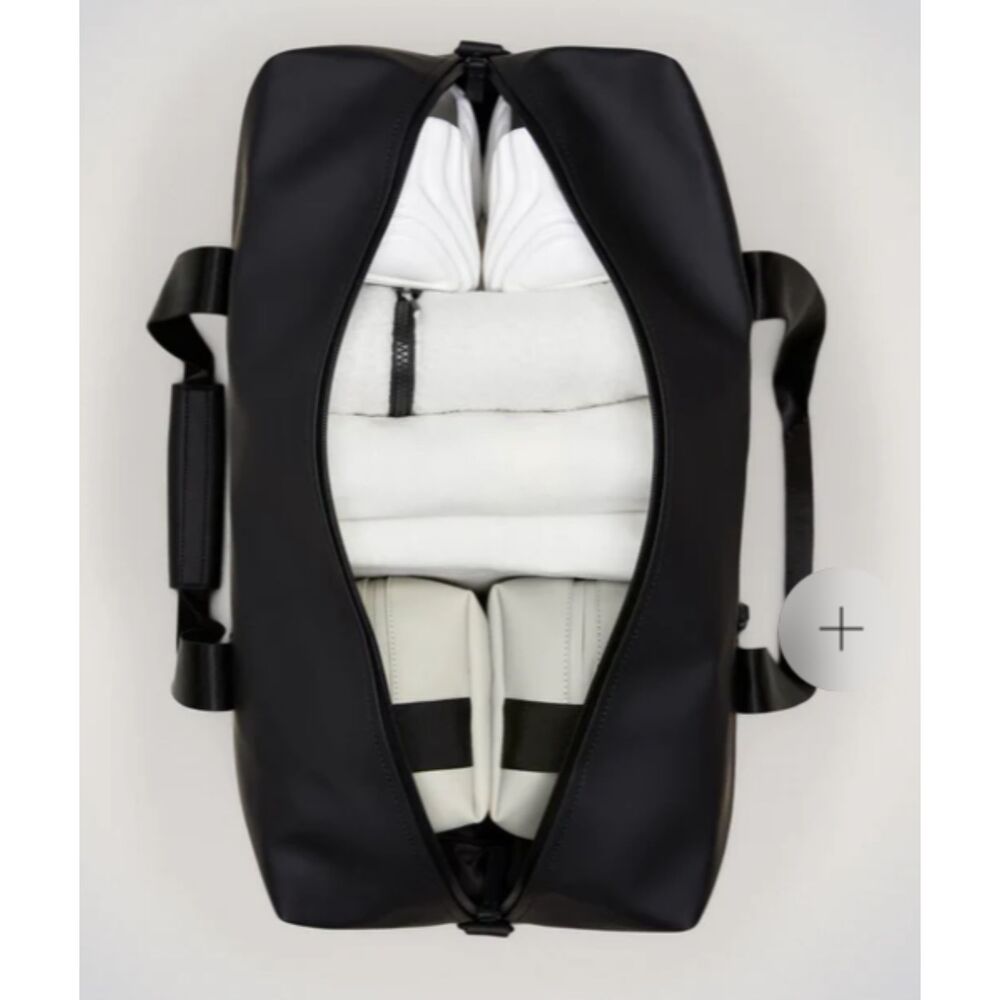 🆕 RAINS | TRAIL LARGE GYM TRAVEL BAG |  BLACK NWT 14380